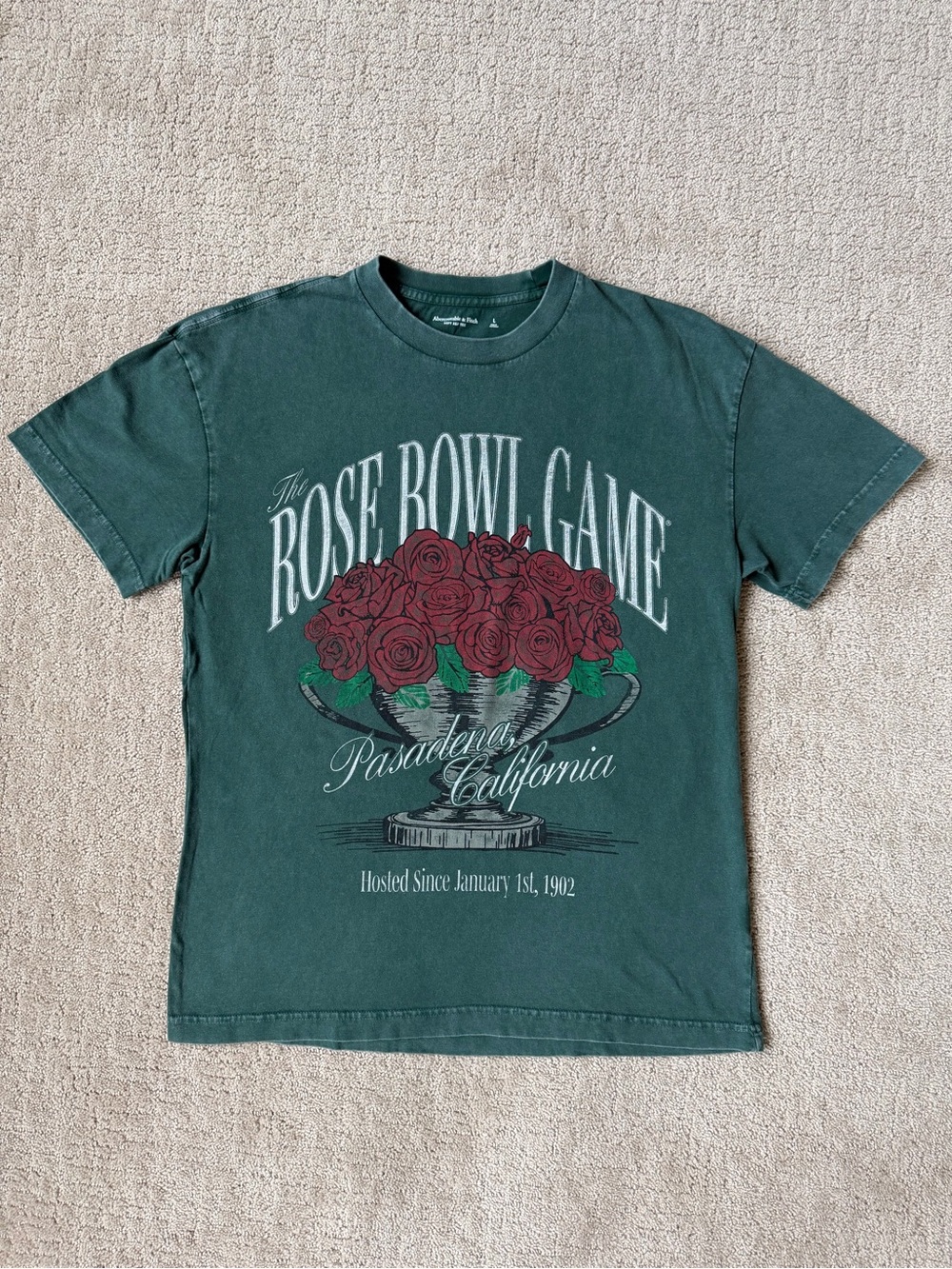 Abercrombie & Fitch Men’s California Rose Bowl Game Football Vintage Tee